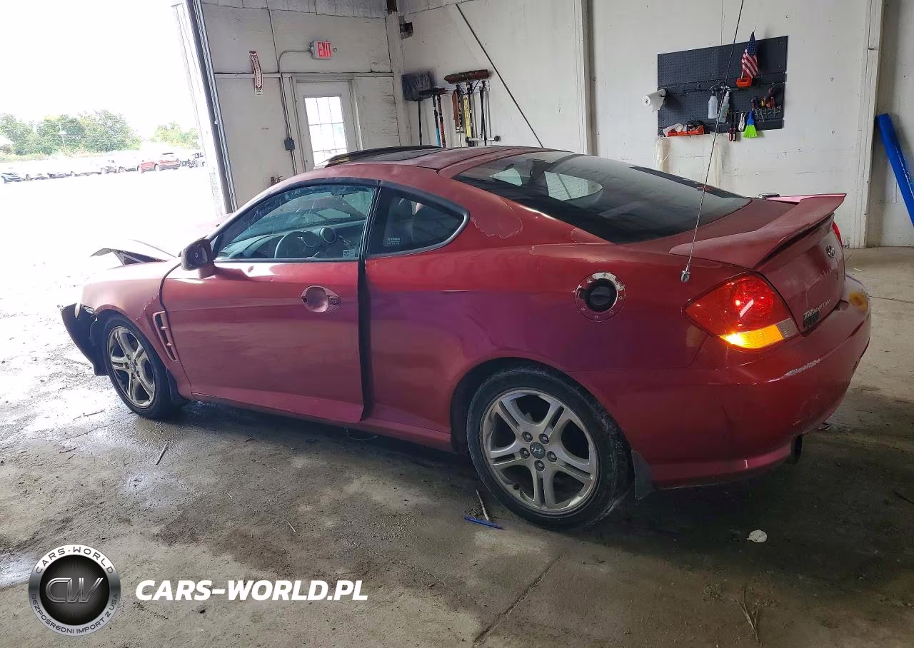 2006 Hyundai Tiburon Gs VIN:KMHHM65D06U207085 - 2