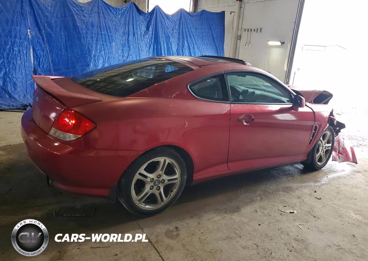 2006 Hyundai Tiburon Gs VIN:KMHHM65D06U207085 - 3
