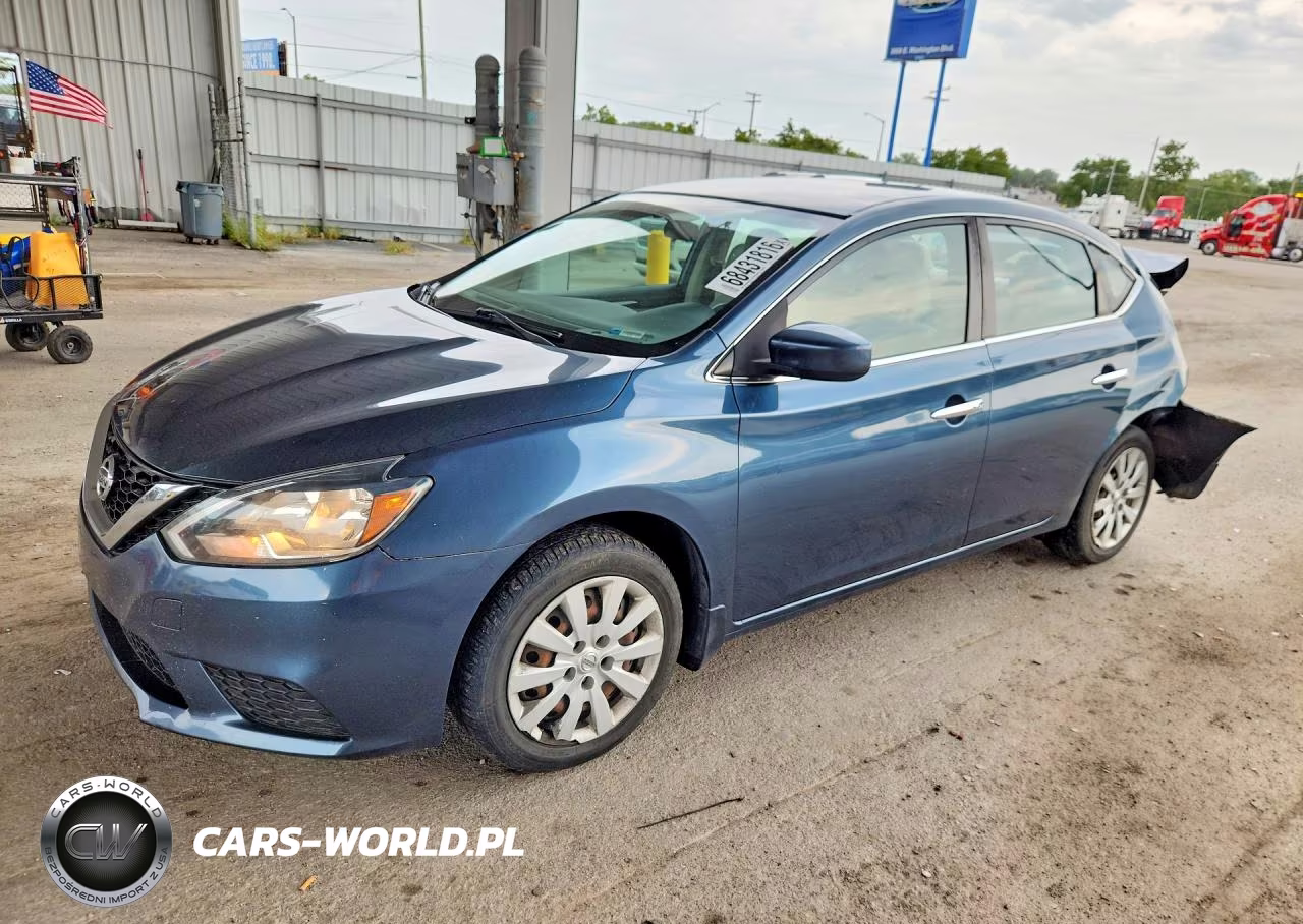 2017 Nissan Sentra Sv VIN:3N1AB7AP1HY260754 - 1