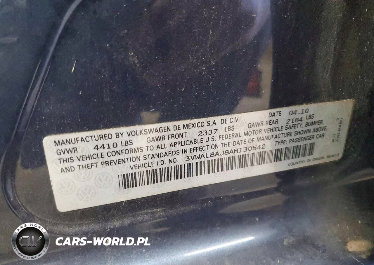 2010 Volkswagen Jetta Tdi VIN:3VWAL8AJ8AM130542 - 12