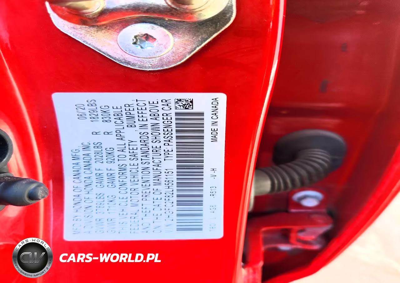 2020 Honda Civic Sport VIN:2HGFC2F82LH561151 - 12