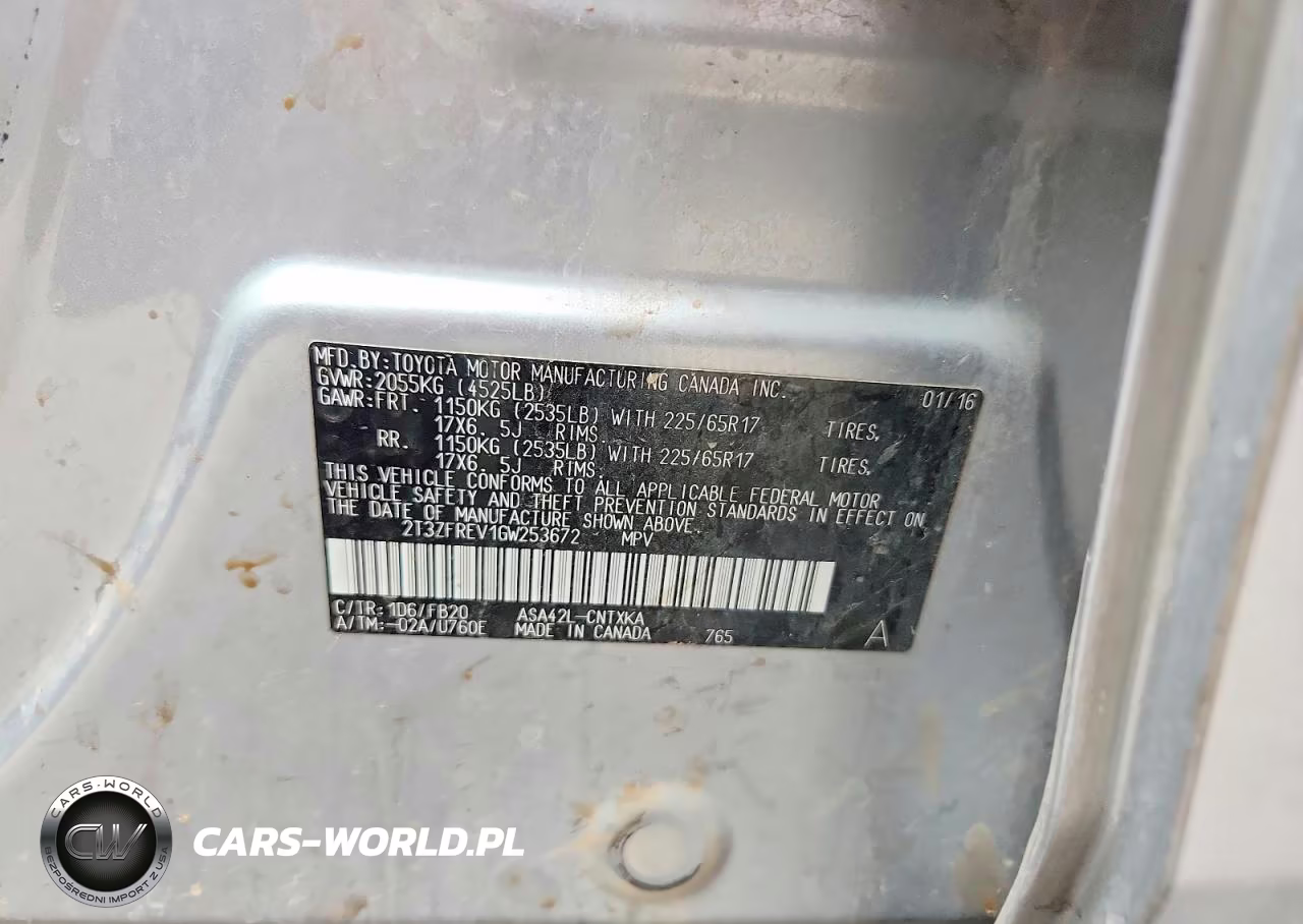 2016 Toyota Rav4 Le VIN:2T3ZFREV1GW253672 - 13