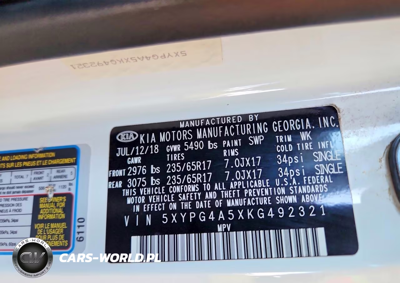 2019 Kia Sorento Lx V6 VIN:5XYPG4A5XKG492321 - 13
