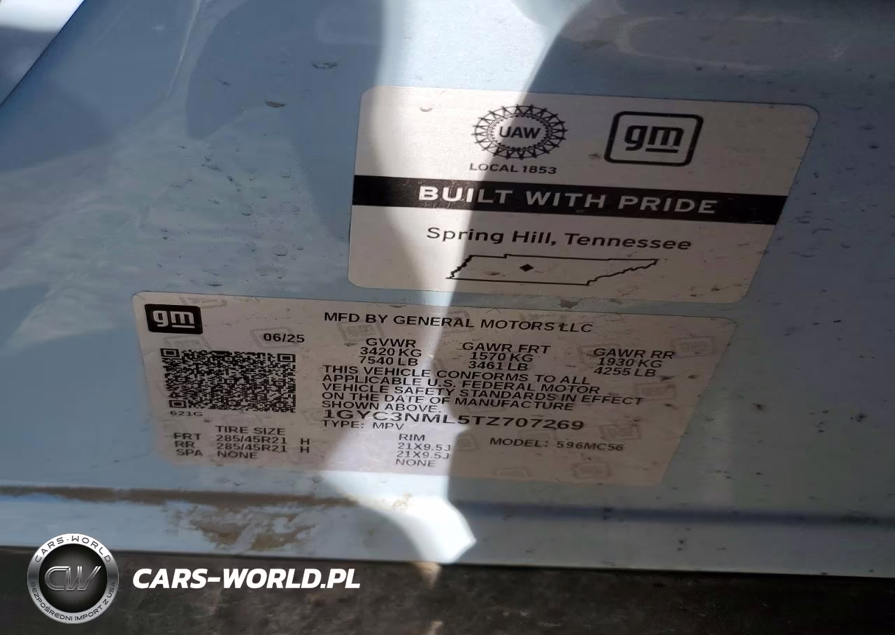 2026 Cadillac Vistiq Sport VIN:1GYC3NML5TZ707269 - 13