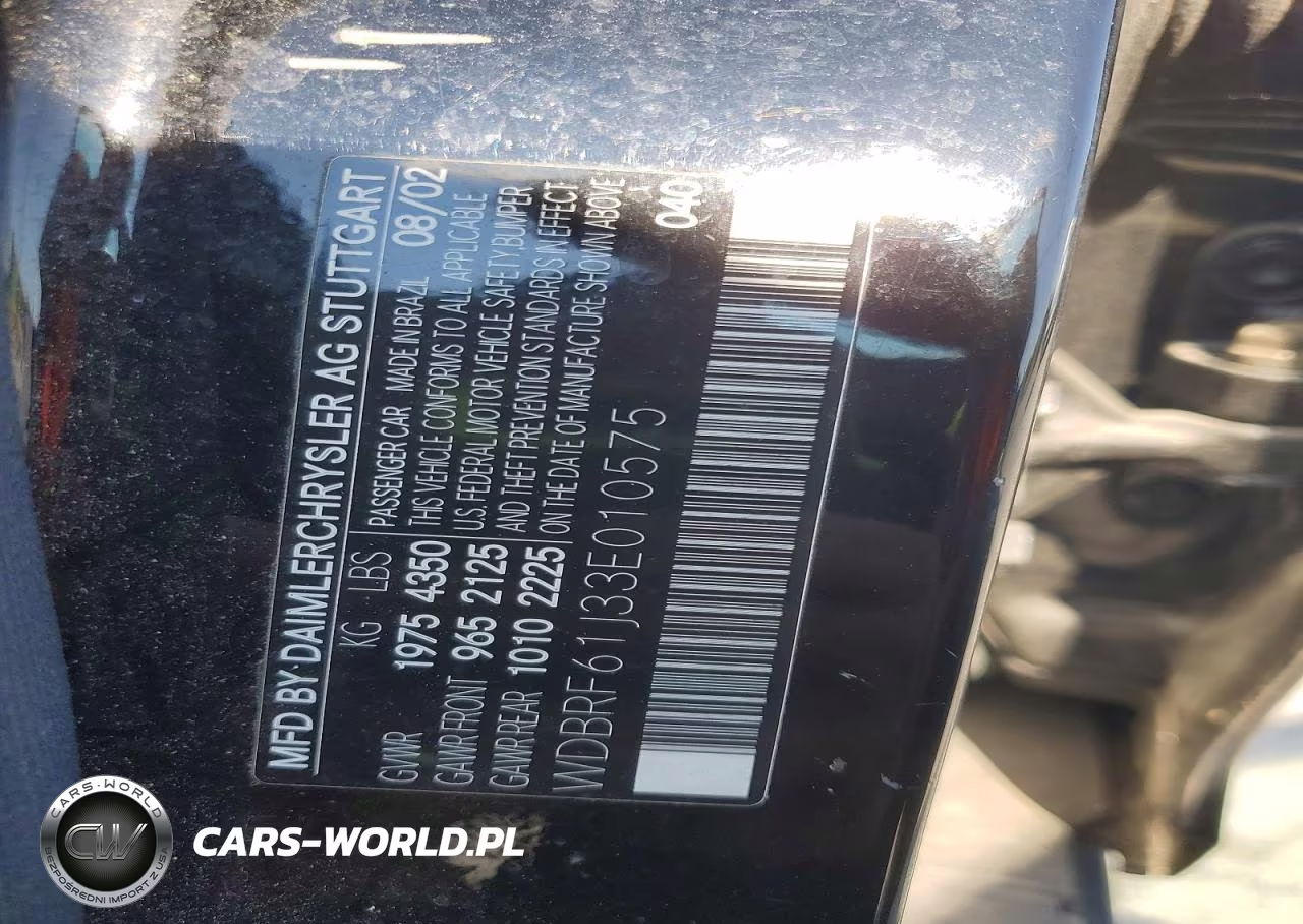 2003 Mercedes-Benz C 240 VIN:WDBRF61J33E010575 - 12