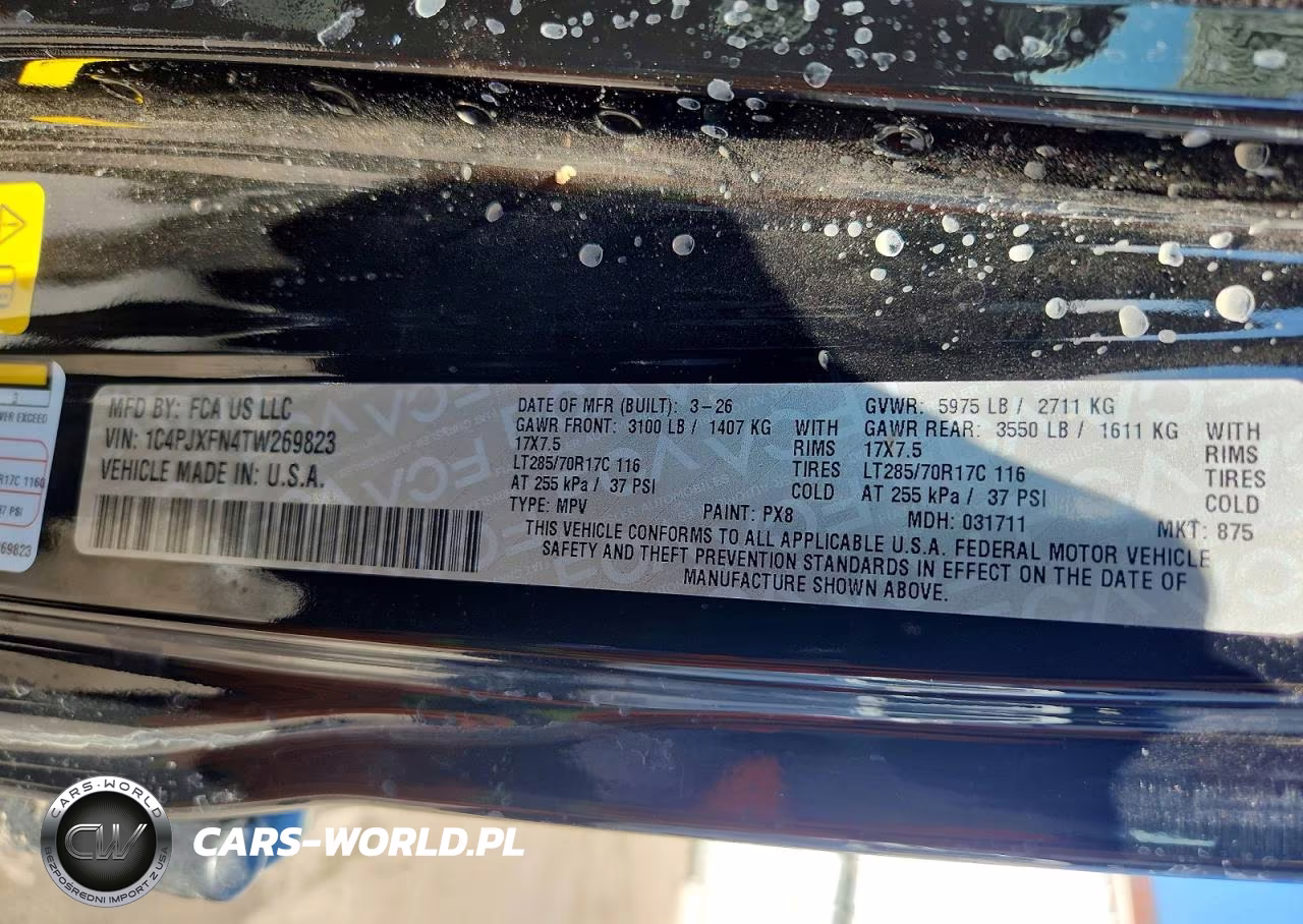 2026 Jeep Wrangler Rubicon VIN:1C4PJXFN4TW269823 - 12