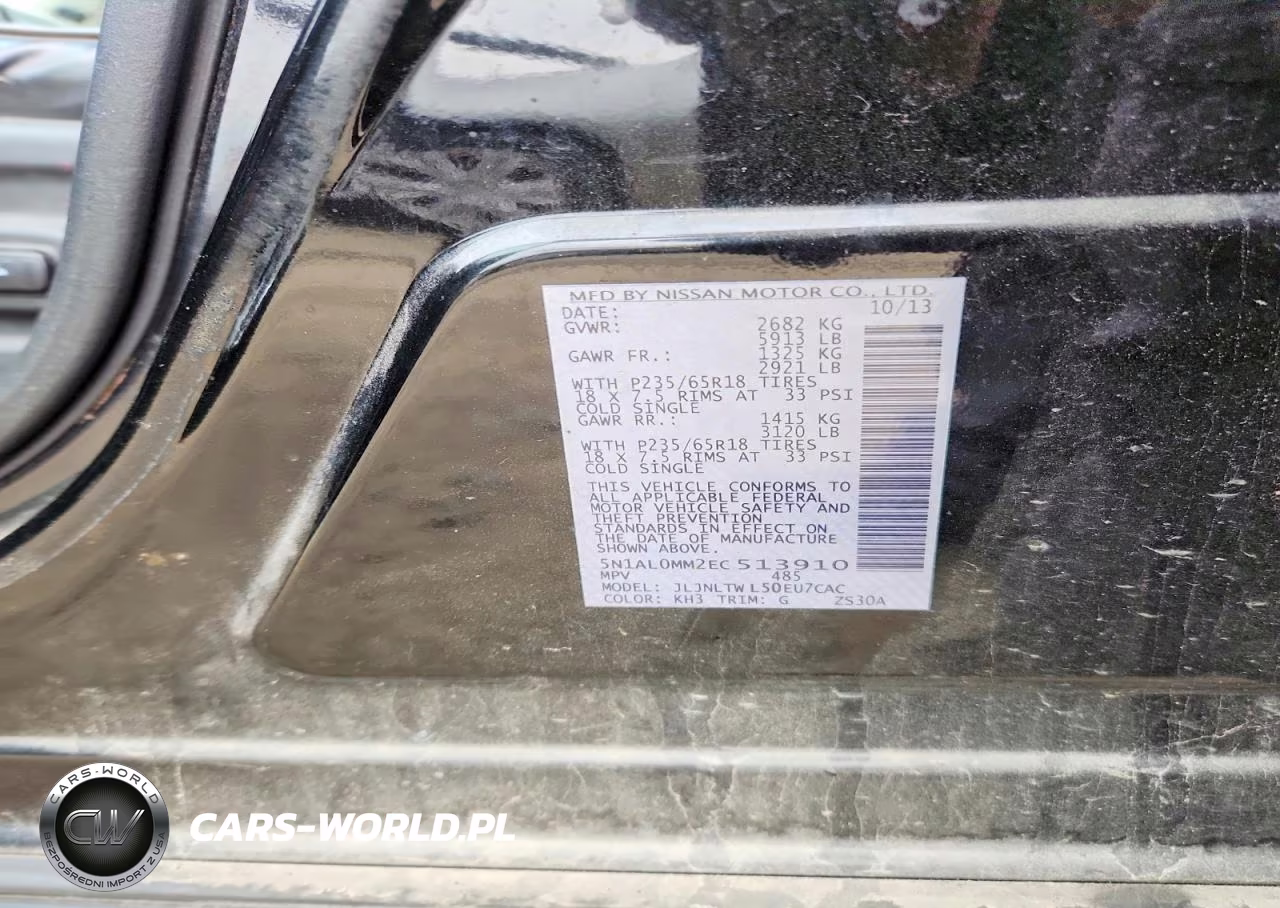 2014 Infiniti Qx60 Base VIN:5N1AL0MM2EC513910 - 12