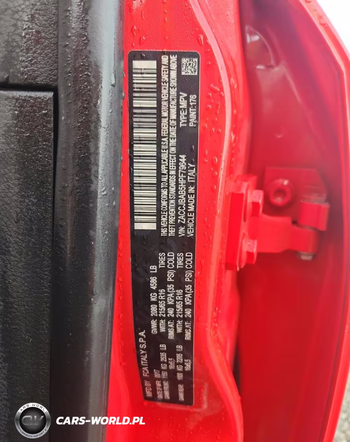 2017 Jeep Renegade Sport VIN:ZACCJBAB5HPF79644 - 12