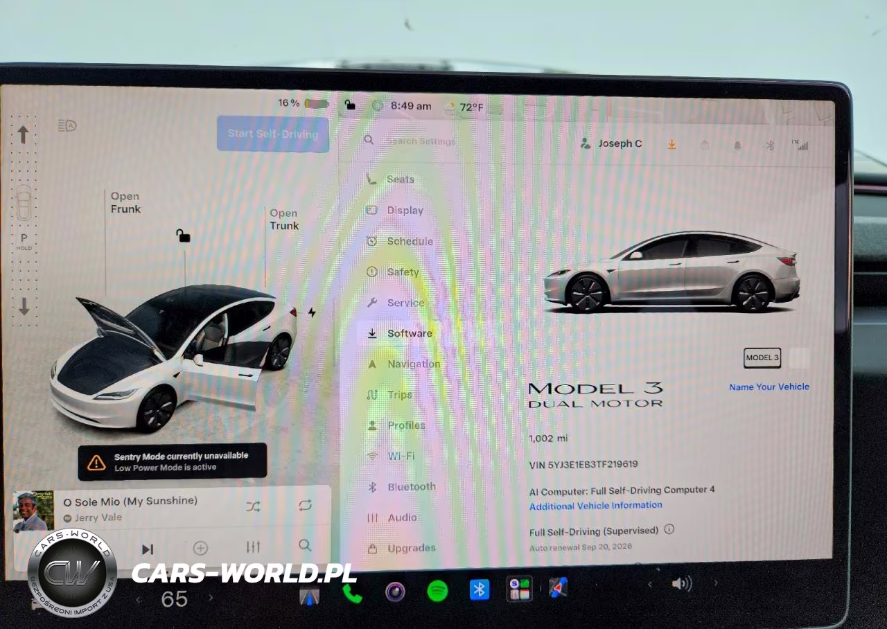2026 Tesla Model 3 VIN:5YJ3E1EB3TF219619 - 9