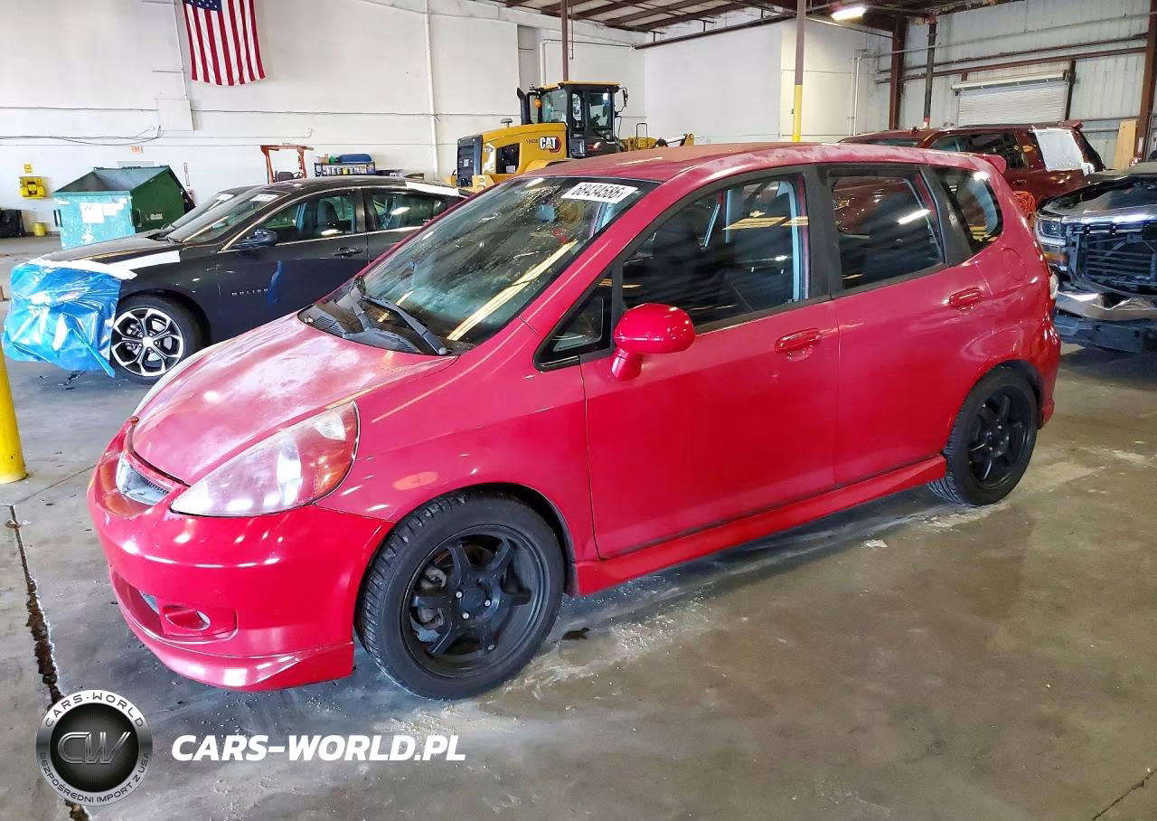 2007 Honda Fit S VIN:JHMGD38697S051376 - 1