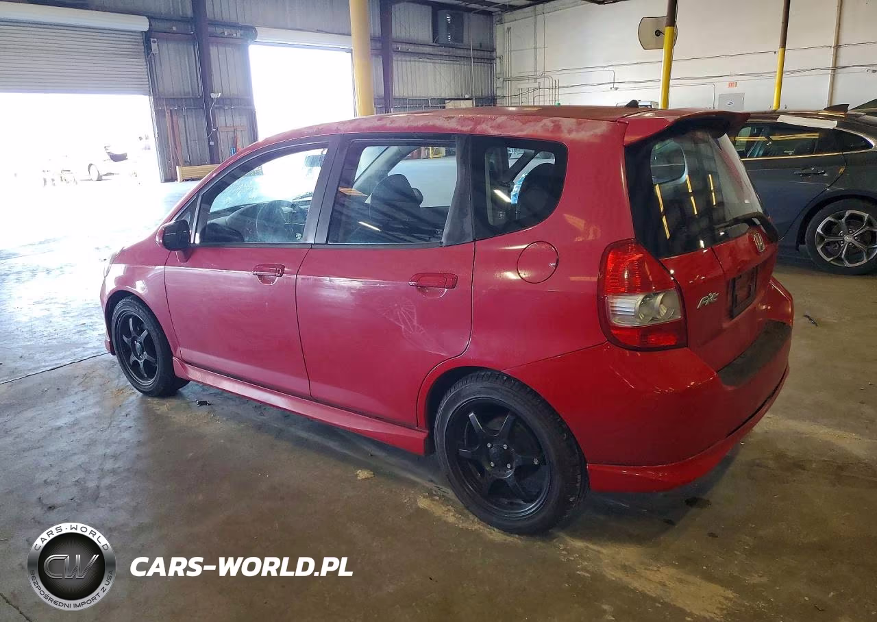 2007 Honda Fit S VIN:JHMGD38697S051376 - 2