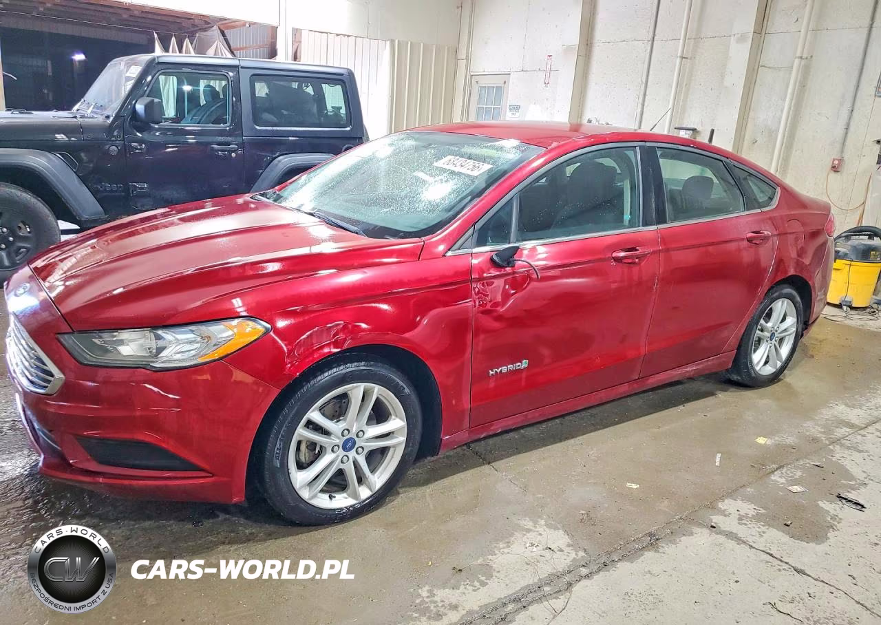 2018 Ford Fusion Se Hybrid VIN:3FA6P0LU3JR141382 - 1