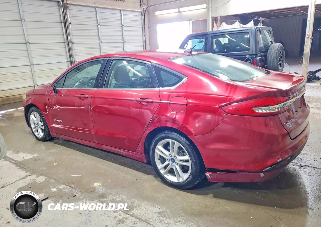 2018 Ford Fusion Se Hybrid VIN:3FA6P0LU3JR141382 - 2