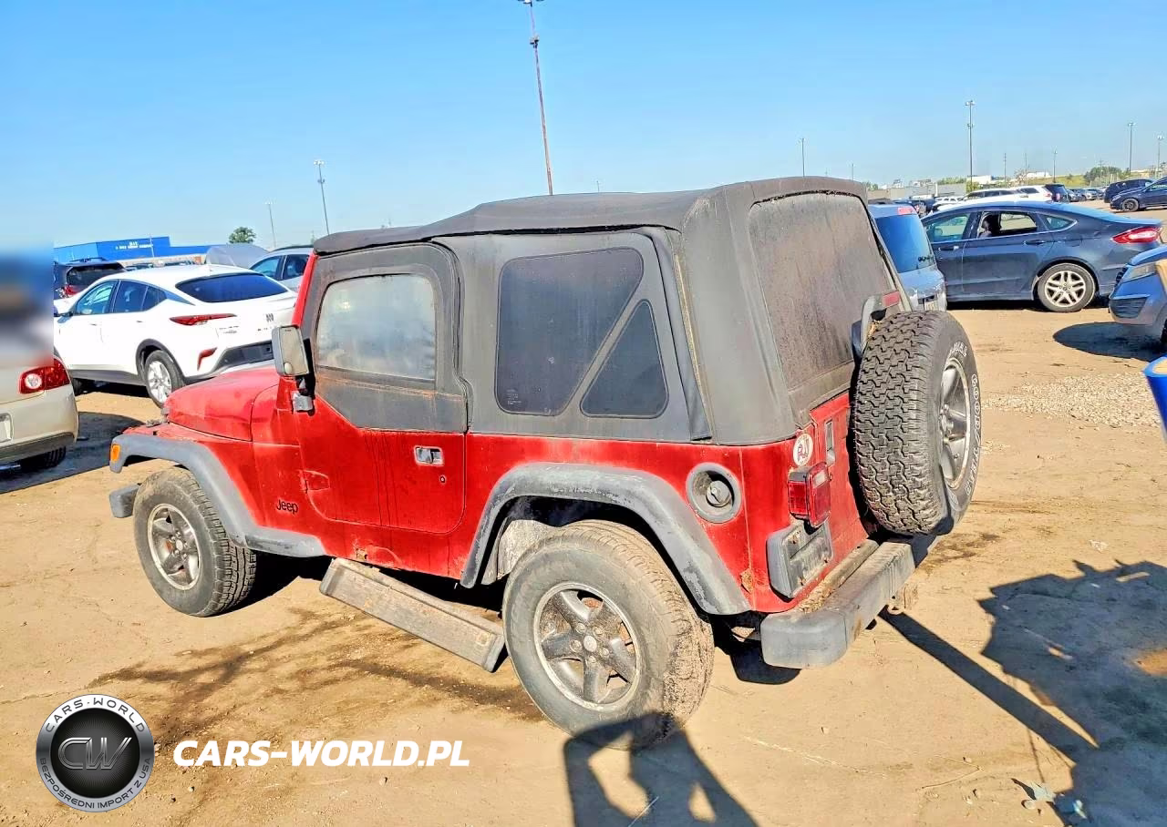 1998 Jeep Wrangler - Tj Sport VIN:1J4FY19S1WP780842 - 2