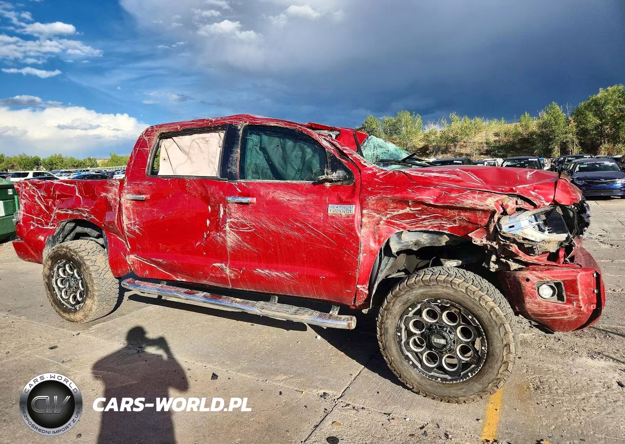 2020 Toyota Tundra Platinum VIN:5TFAY5F16LX952300 - 4