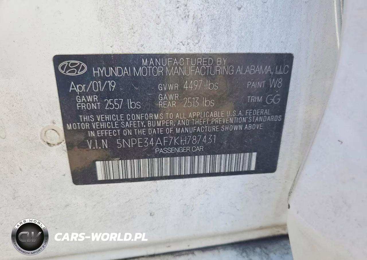 2019 Hyundai Sonata Sel VIN:5NPE34AF7KH787431 - 12