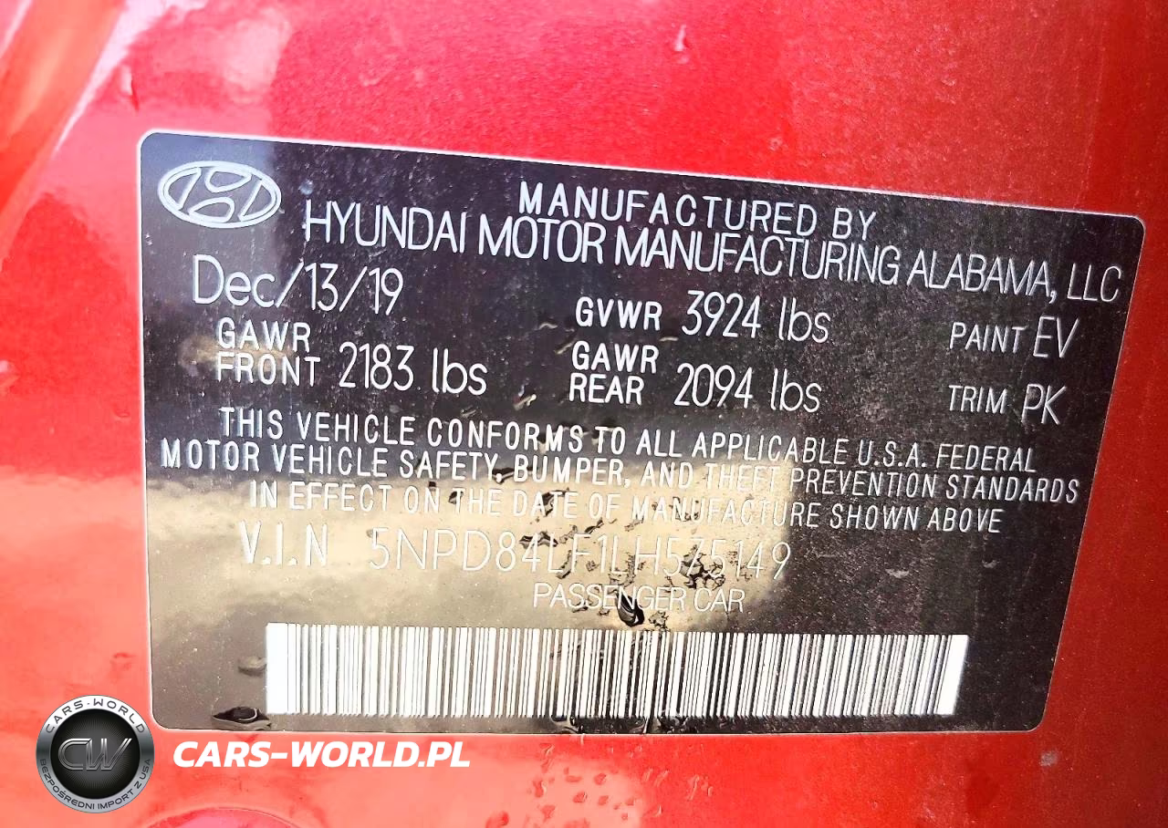 2020 Hyundai Elantra Sel VIN:5NPD84LF1LH575149 - 12