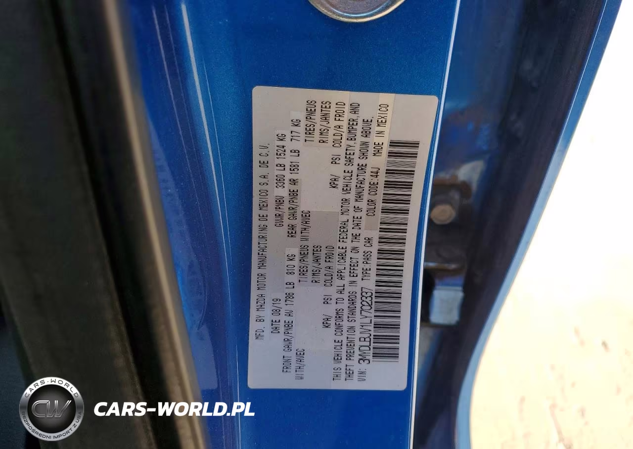 2020 Toyota Yaris Hatchback Le VIN:3MYDLBJV1LY702337 - 12
