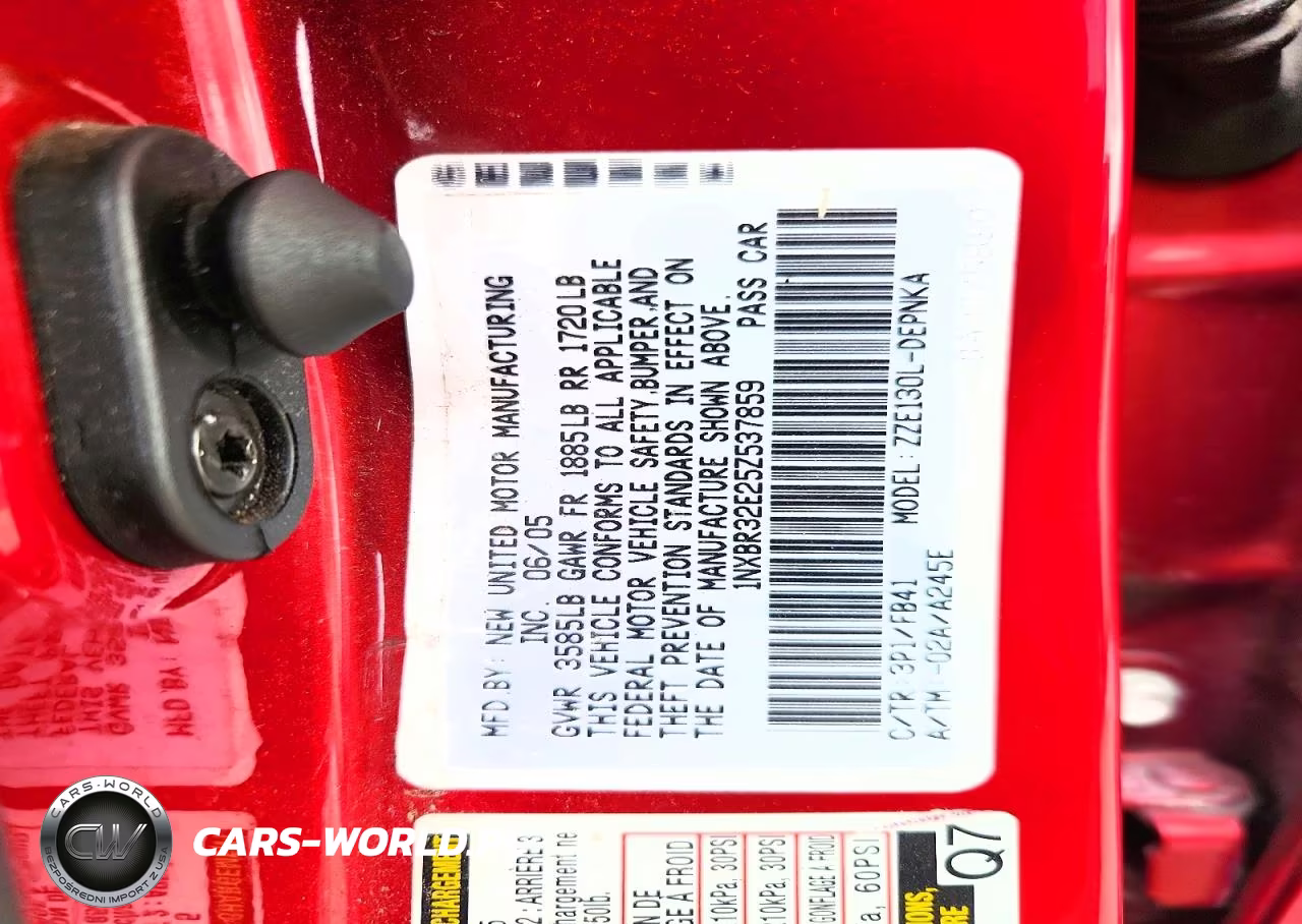 2005 Toyota Corolla Le VIN:1NXBR32E25Z537859 - 12
