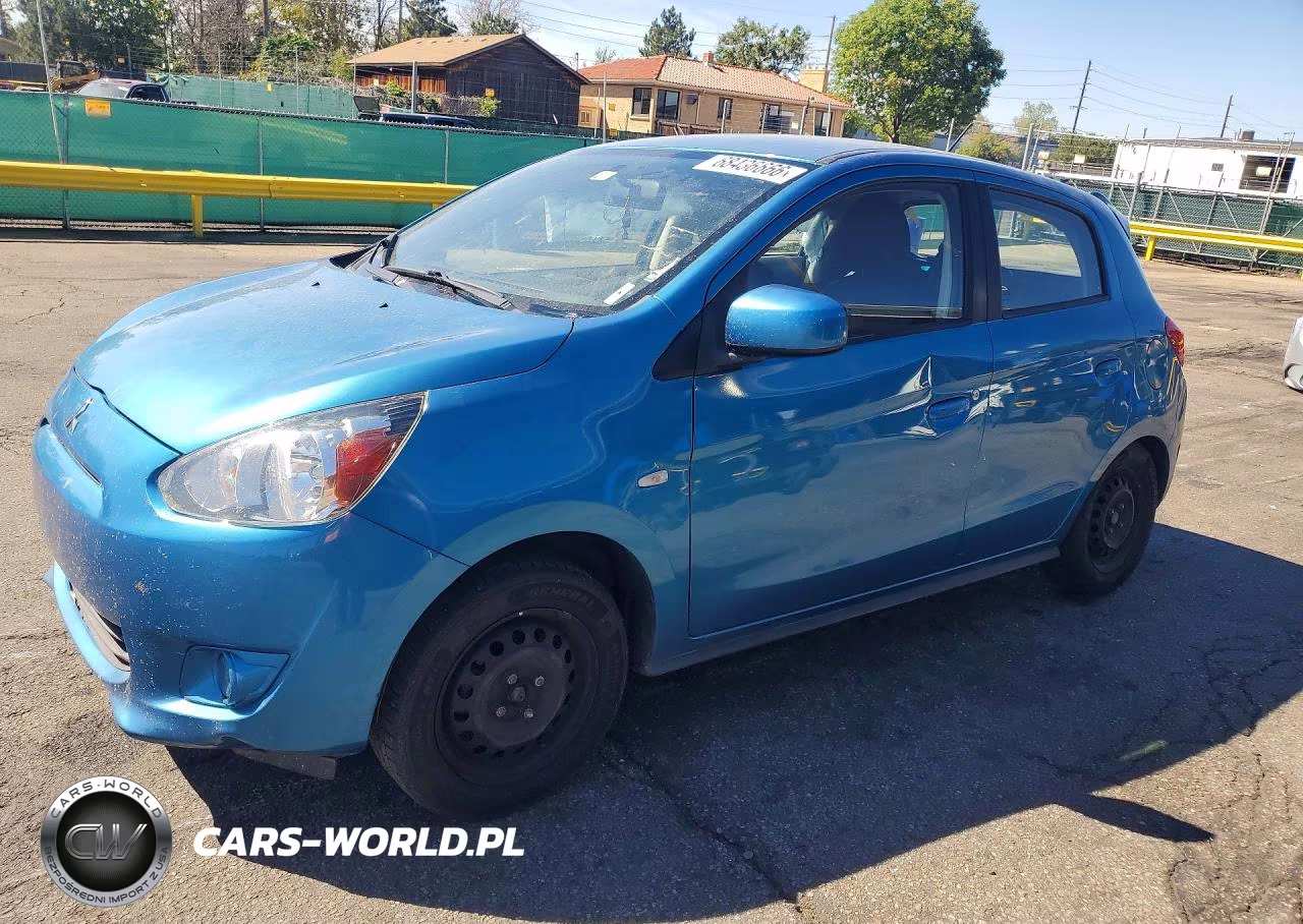 2015 Mitsubishi Mirage De VIN:ML32A3HJ0FH008407 - 1