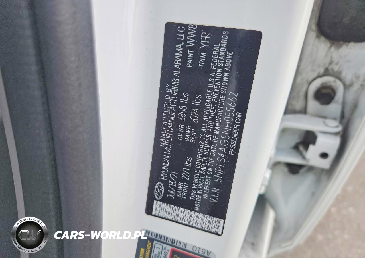 2022 Hyundai Elantra Sel VIN:5NPLS4AG5NH055662 - 13