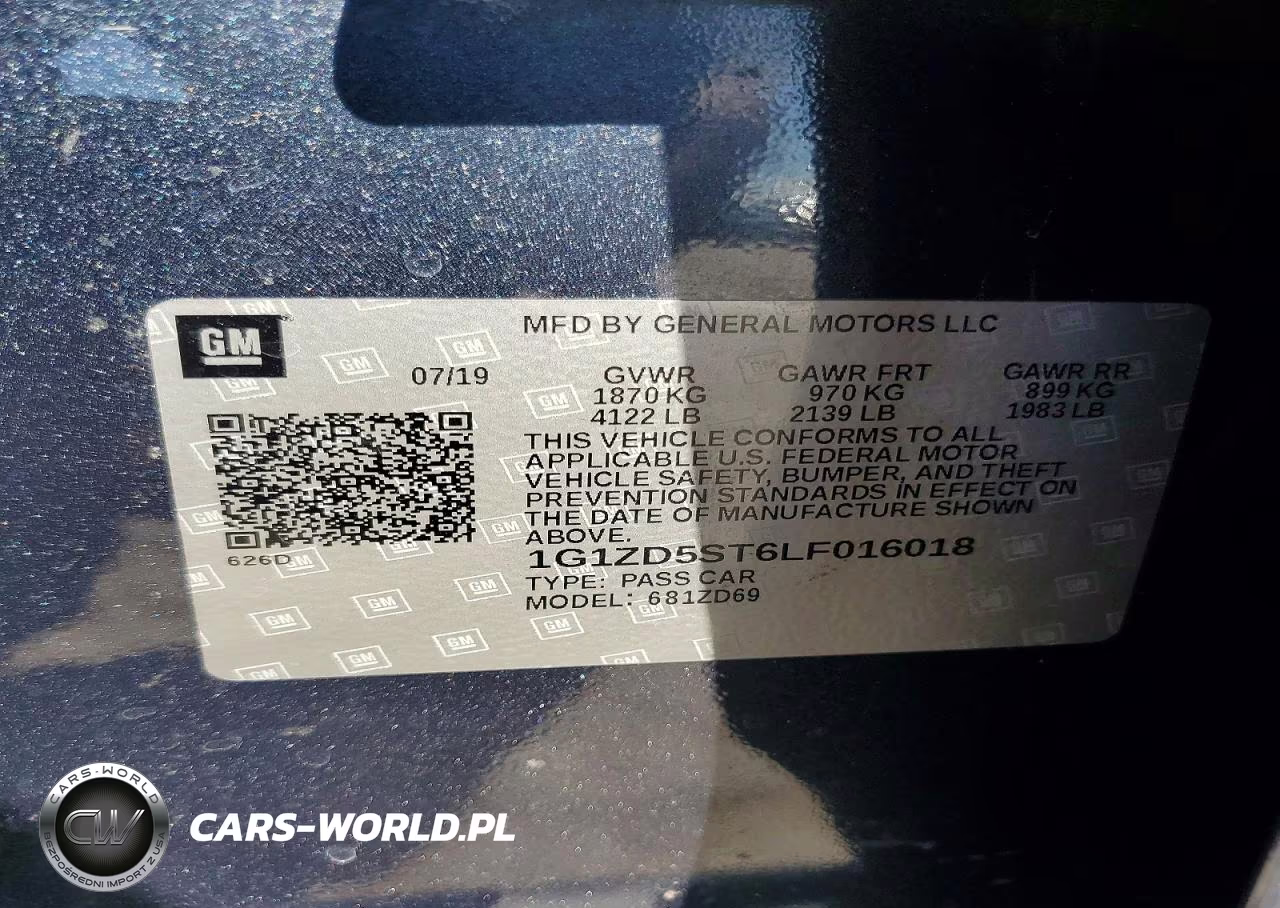 2020 Chevrolet Malibu Lt VIN:1G1ZD5ST6LF016018 - 12