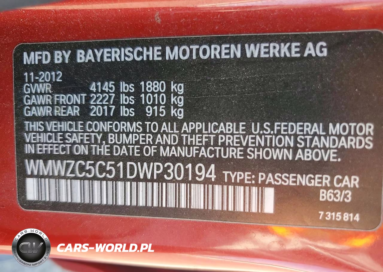 2013 Mini Cooper S Countryman VIN:WMWZC5C51DWP30194 - 12