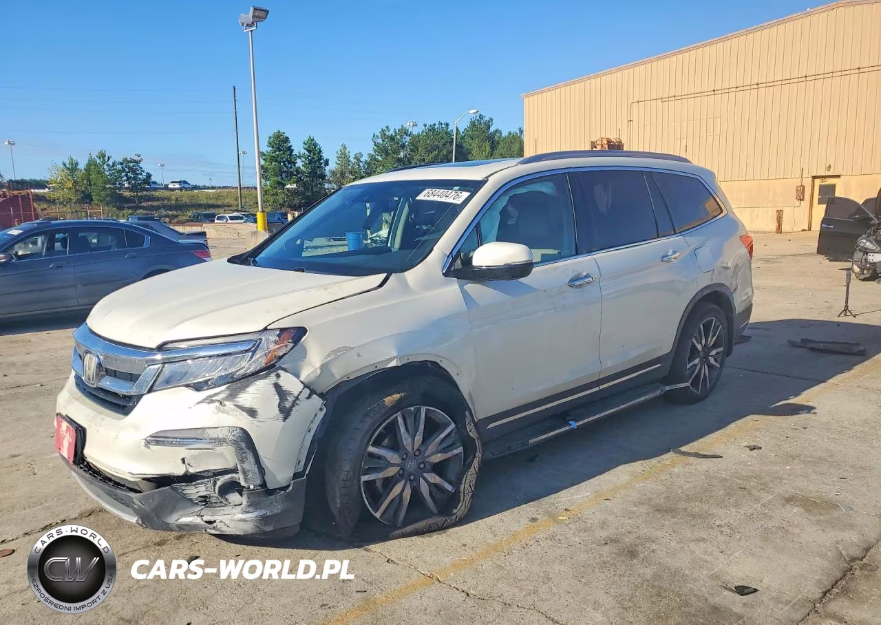 2019 Honda Pilot Touring VIN:5FNYF6H91KB017644 - 1