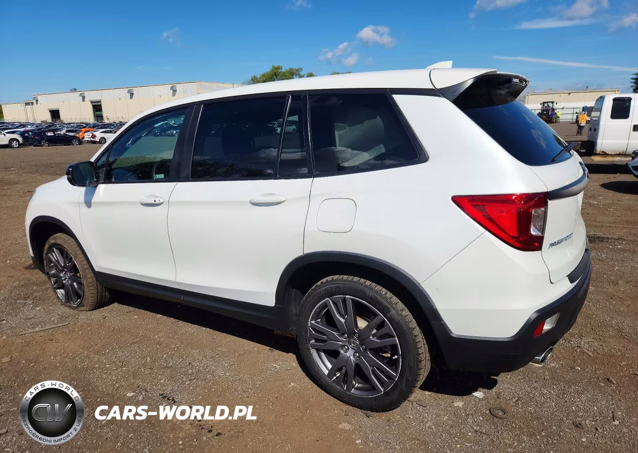 2021 Honda Passport Exl VIN:5FNYF8H56MB037481 - 2