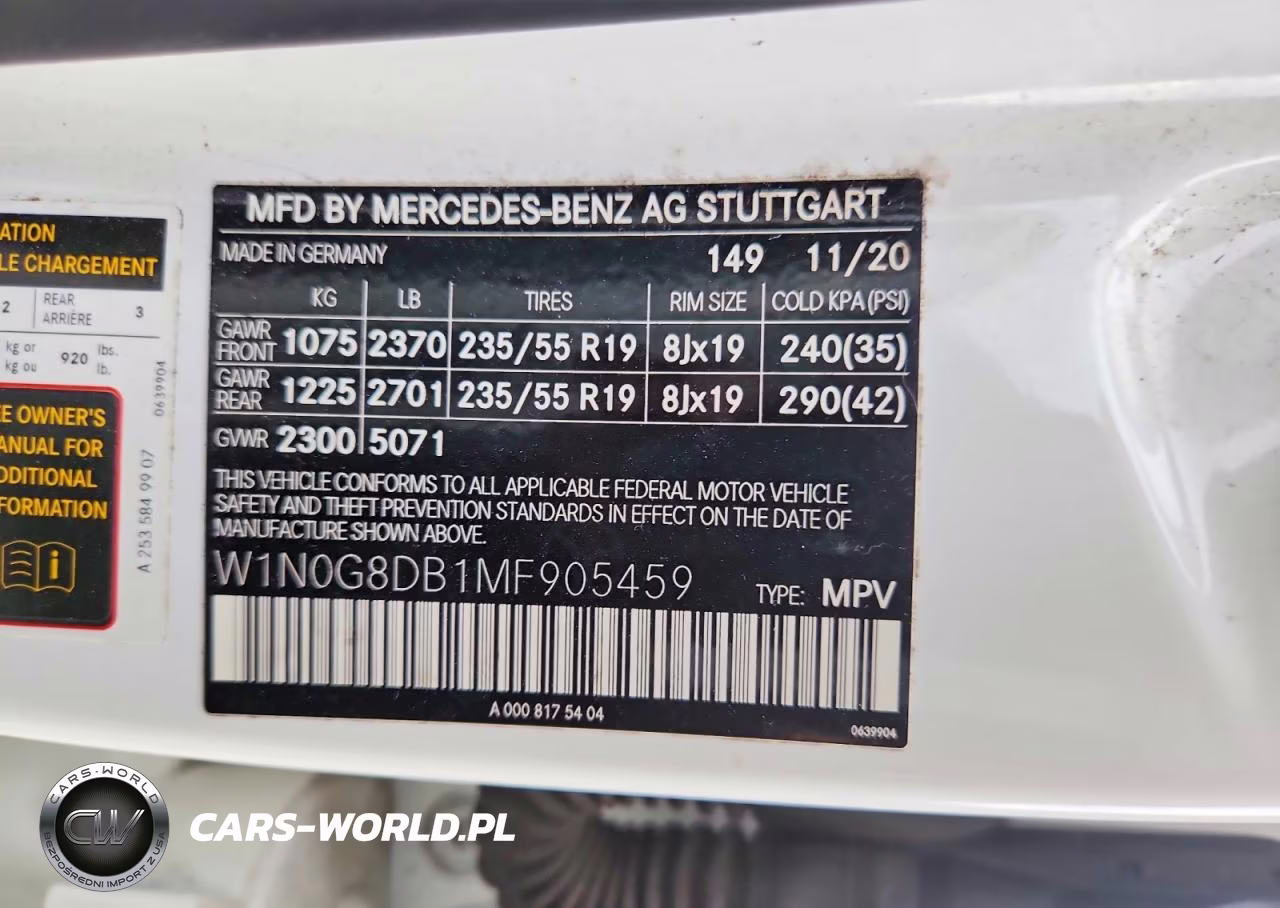 2021 Mercedes-Benz Glc 300 VIN:W1N0G8DB1MF905459 - 13