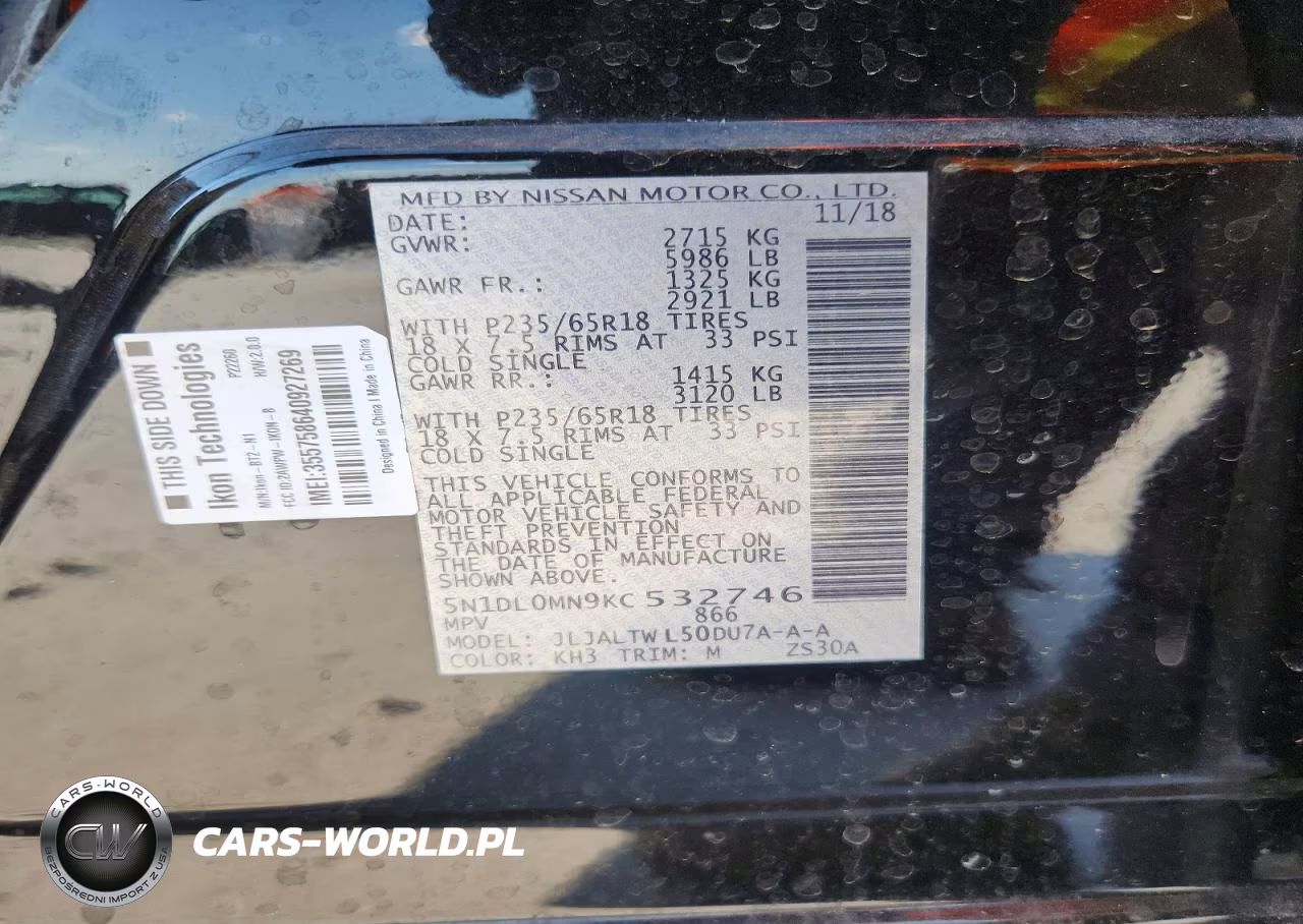 2019 Infiniti Qx60 Luxe VIN:5N1DL0MN9KC532746 - 13