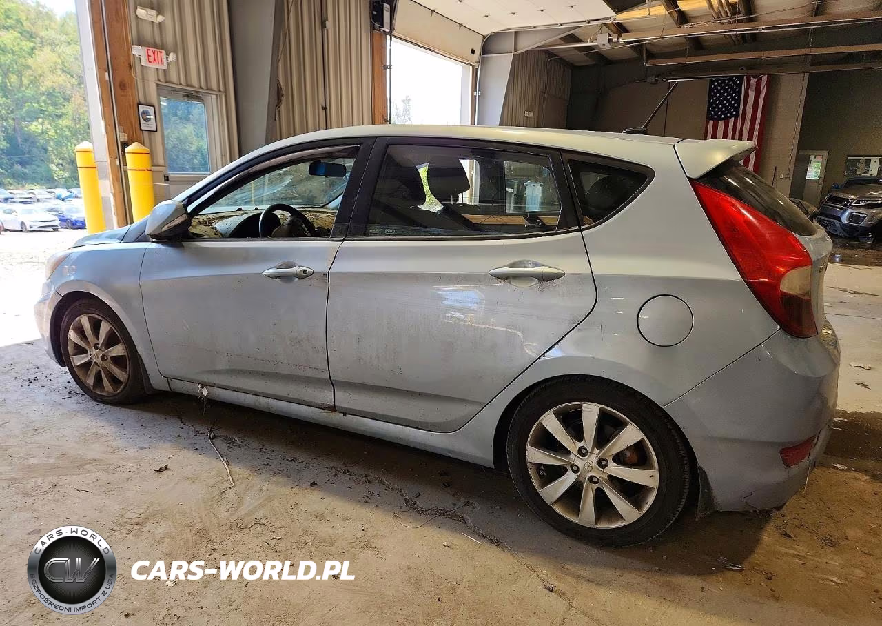 2013 Hyundai Accent Se VIN:KMHCU5AEXDU077574 - 2