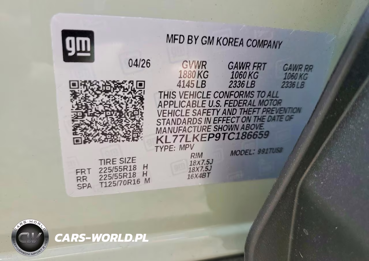 2026 Chevrolet Trax Activ VIN:KL77LKEP9TC186659 - 12