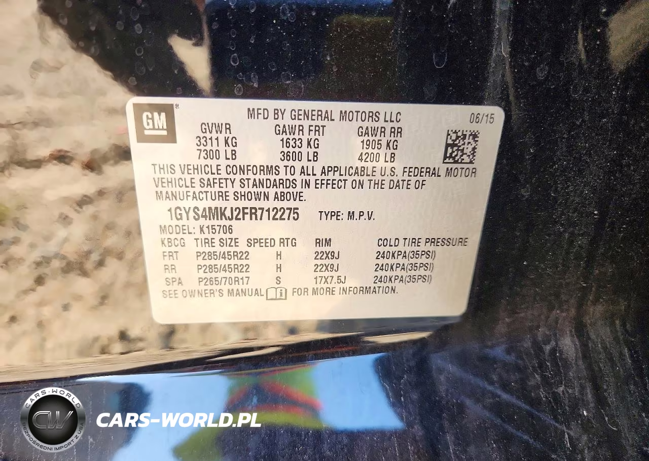 2015 Cadillac Escalade Luxury VIN:1GYS4MKJ2FR712275 - 13