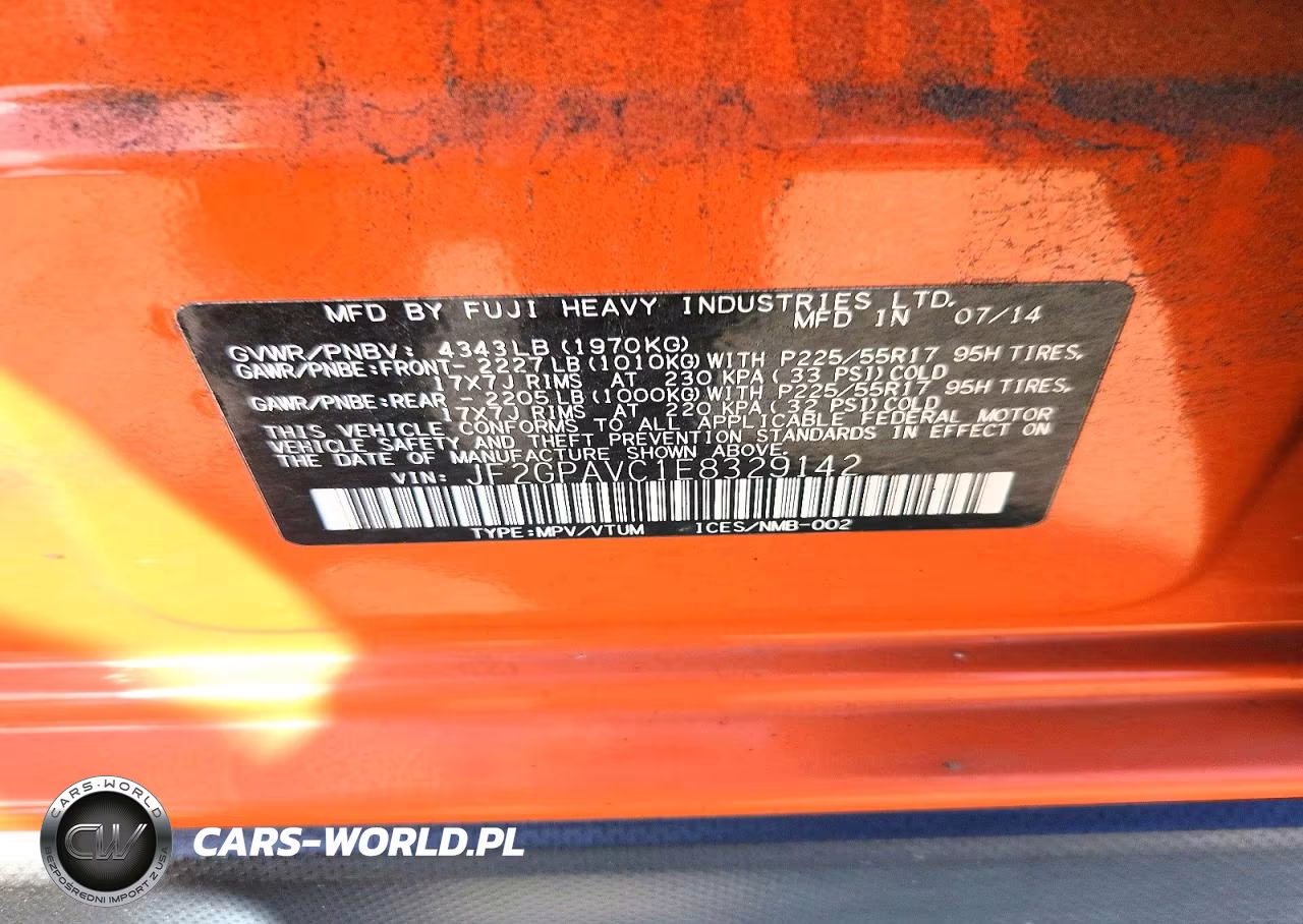 2014 Subaru Xv Crosstrek 2.0 Premium VIN:JF2GPAVC1E8329142 - 13
