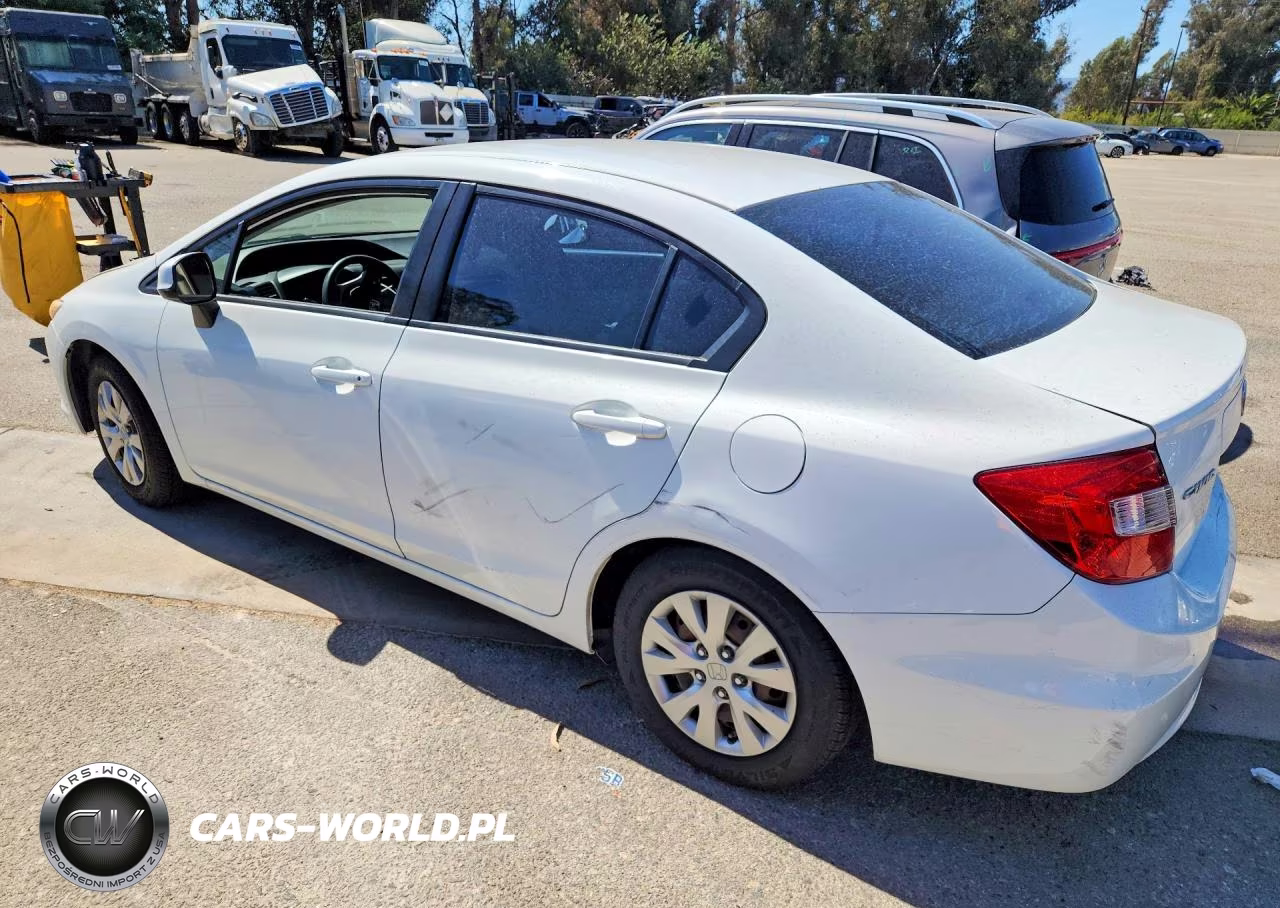 2012 Honda Civic Lx VIN:19XFB2F58CE381160 - 2