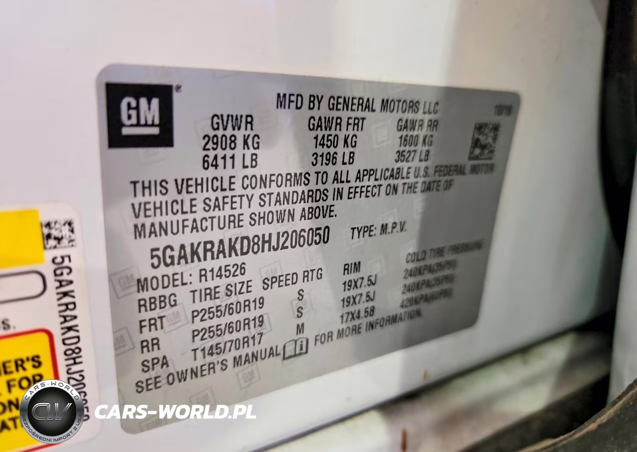 2017 Buick Enclave VIN:5GAKRAKD8HJ206050 - 13