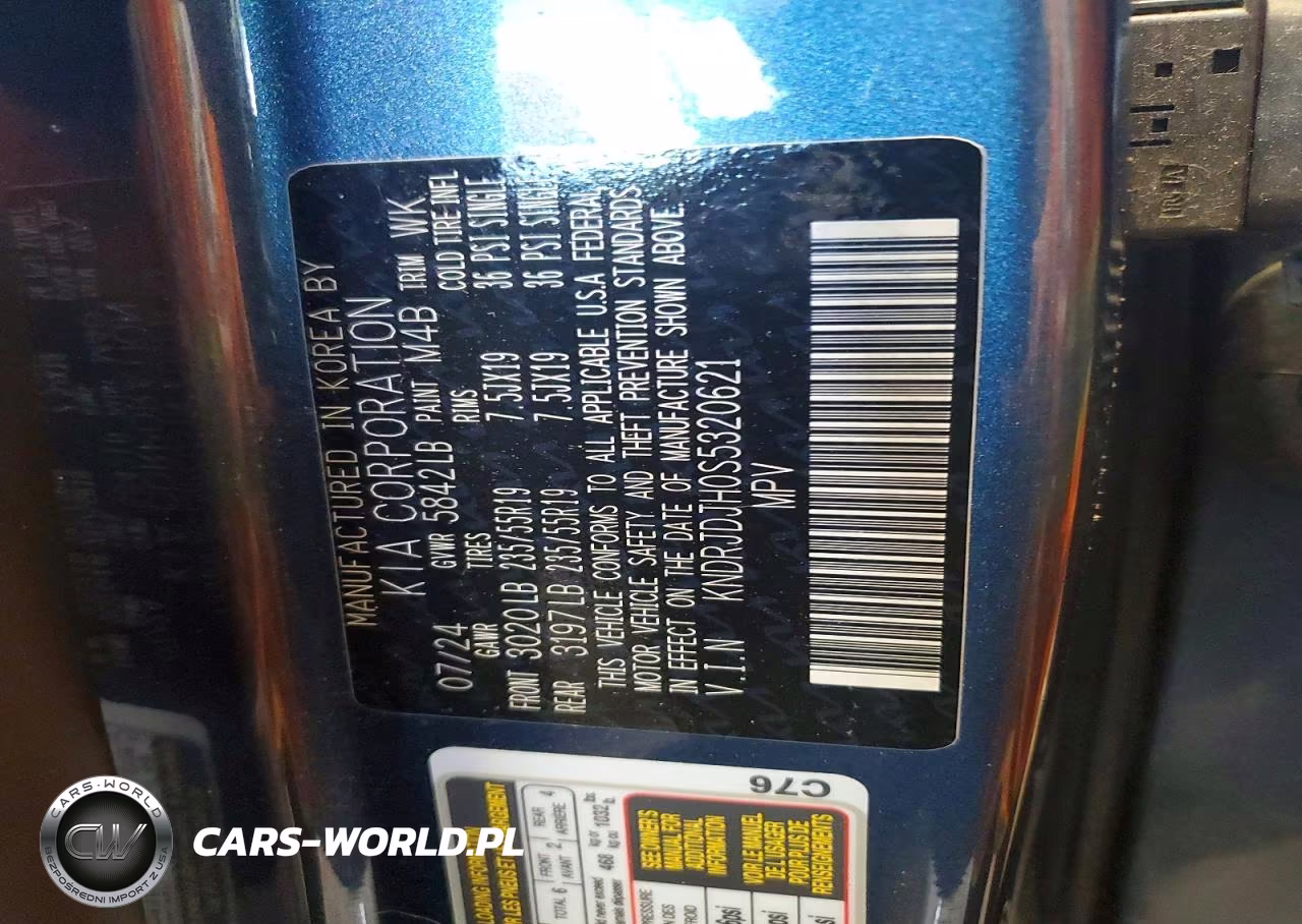 2025 Kia Sorento Ex VIN:KNDRJDJH0S5320621 - 13