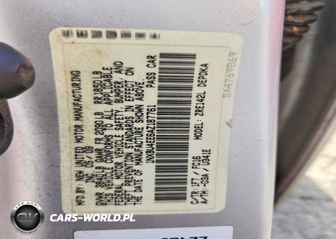 2010 Toyota Corolla Le VIN:1NXBU4EE6AZ187761 - 12