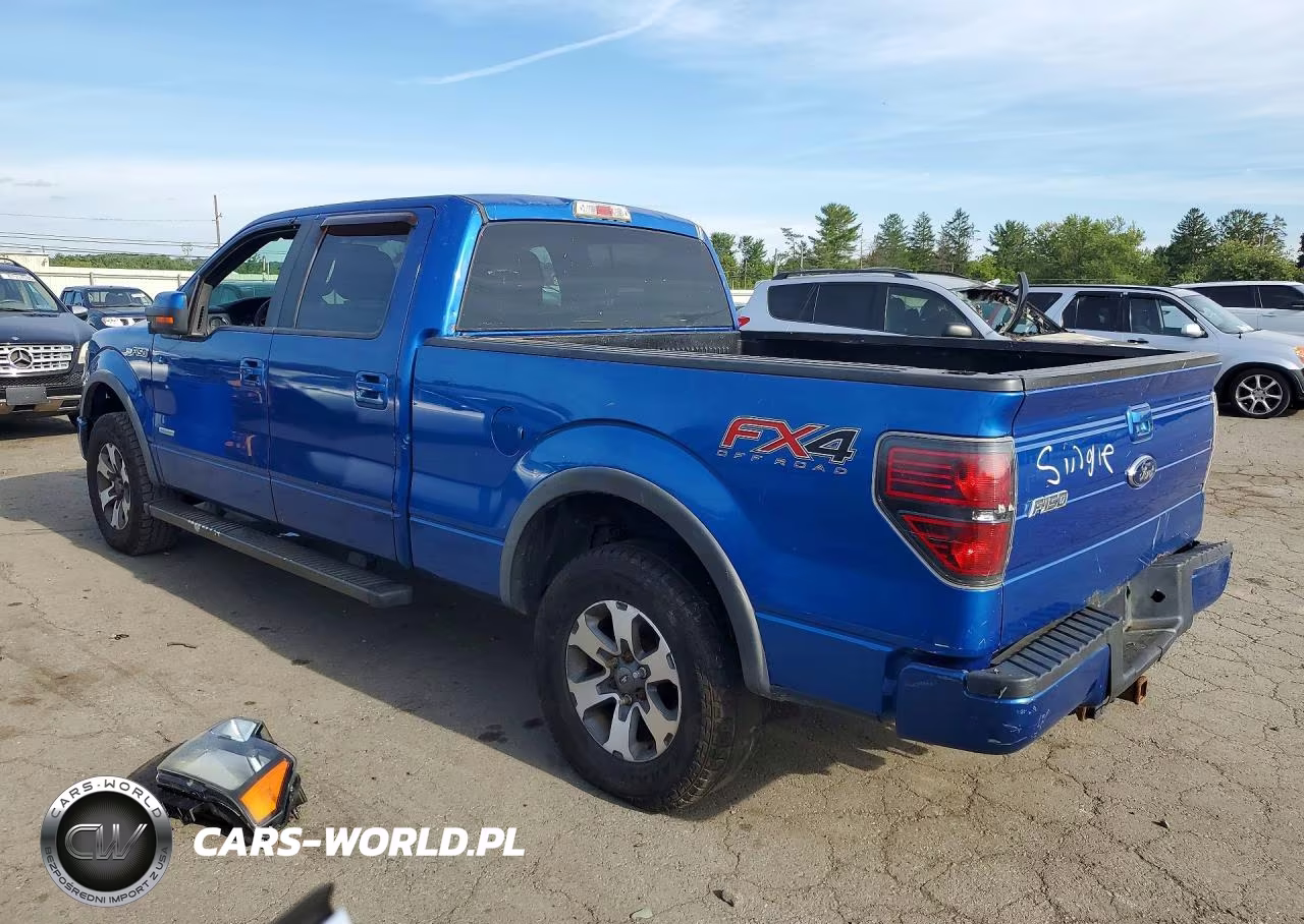 2013 Ford F150 Supercrew VIN:1FTFW1ET9DFB51021 - 2
