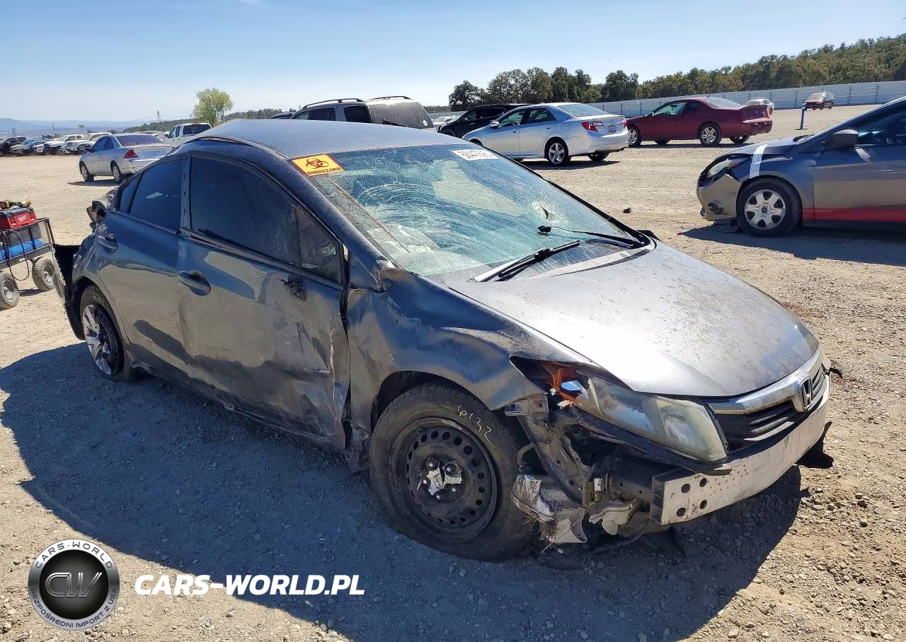2012 Honda Civic Lx VIN:19XFB2F58CE354119 - 4