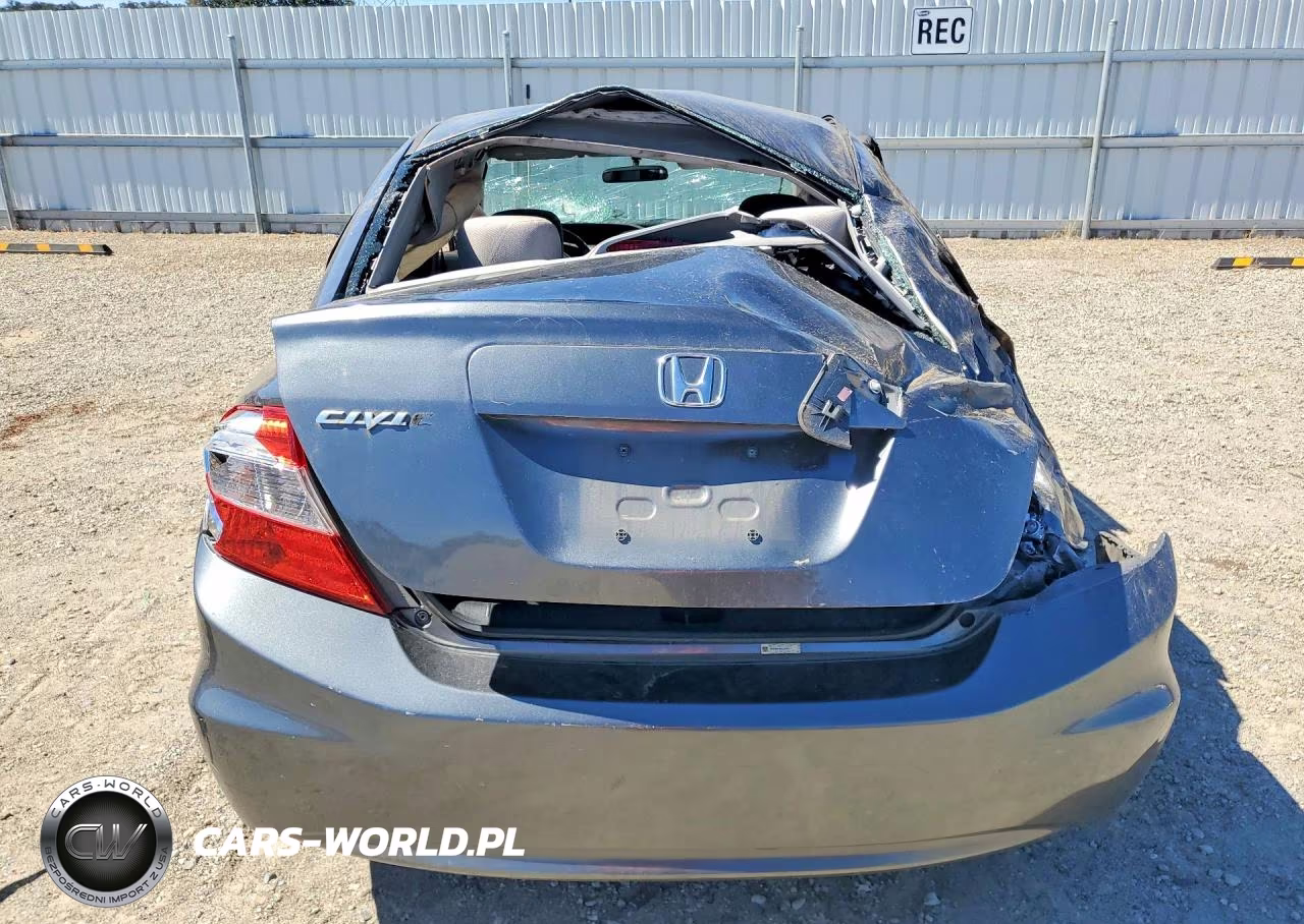 2012 Honda Civic Lx VIN:19XFB2F58CE354119 - 6