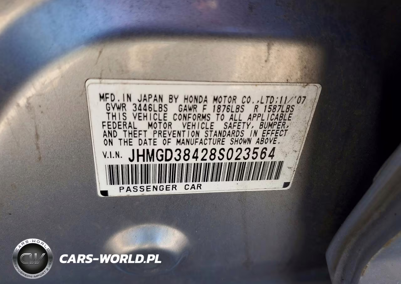 2008 Honda Fit VIN:JHMGD38428S023564 - 12