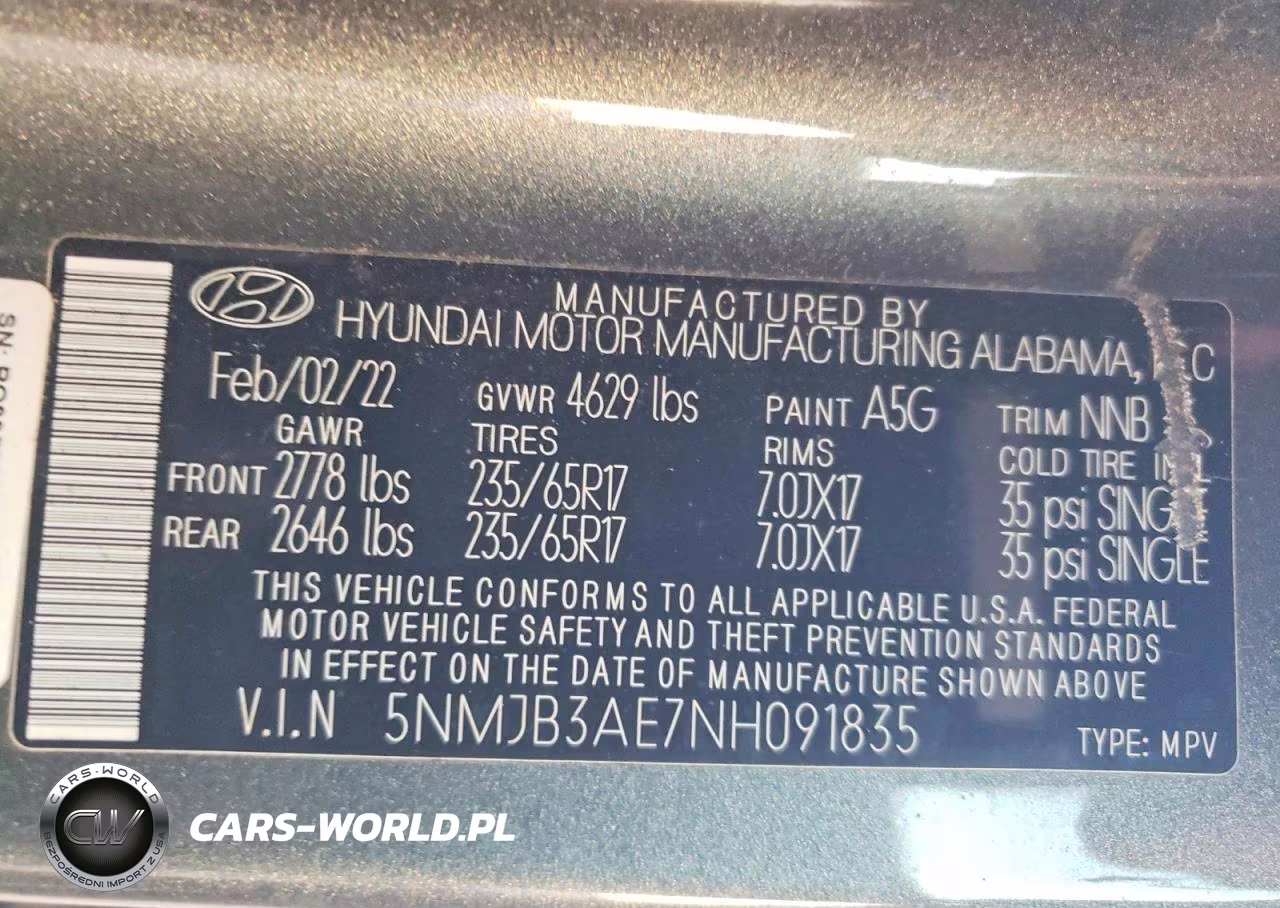 2022 Hyundai Tucson Sel VIN:5NMJB3AE7NH091835 - 13