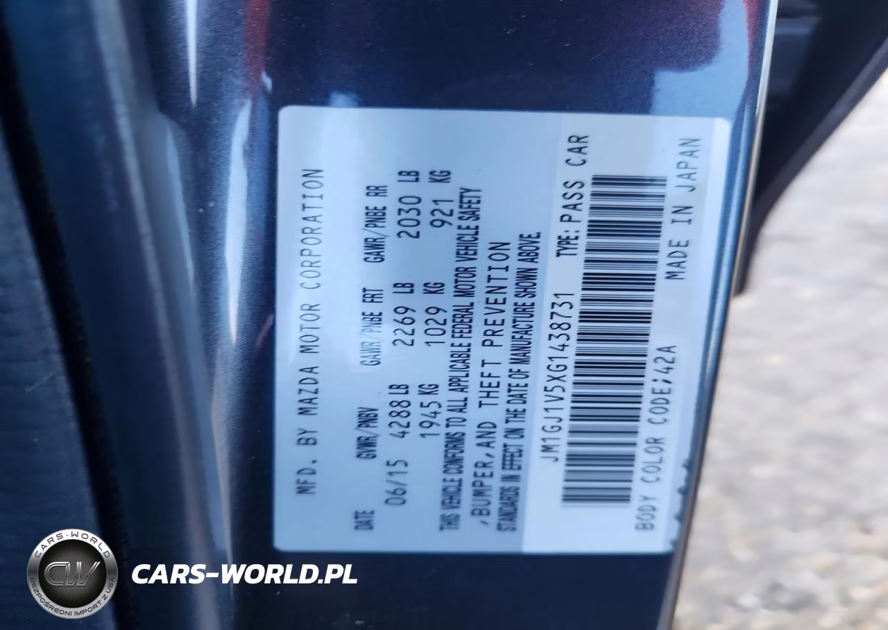 2016 Mazda 6 Touring VIN:JM1GJ1V5XG1438731 - 12