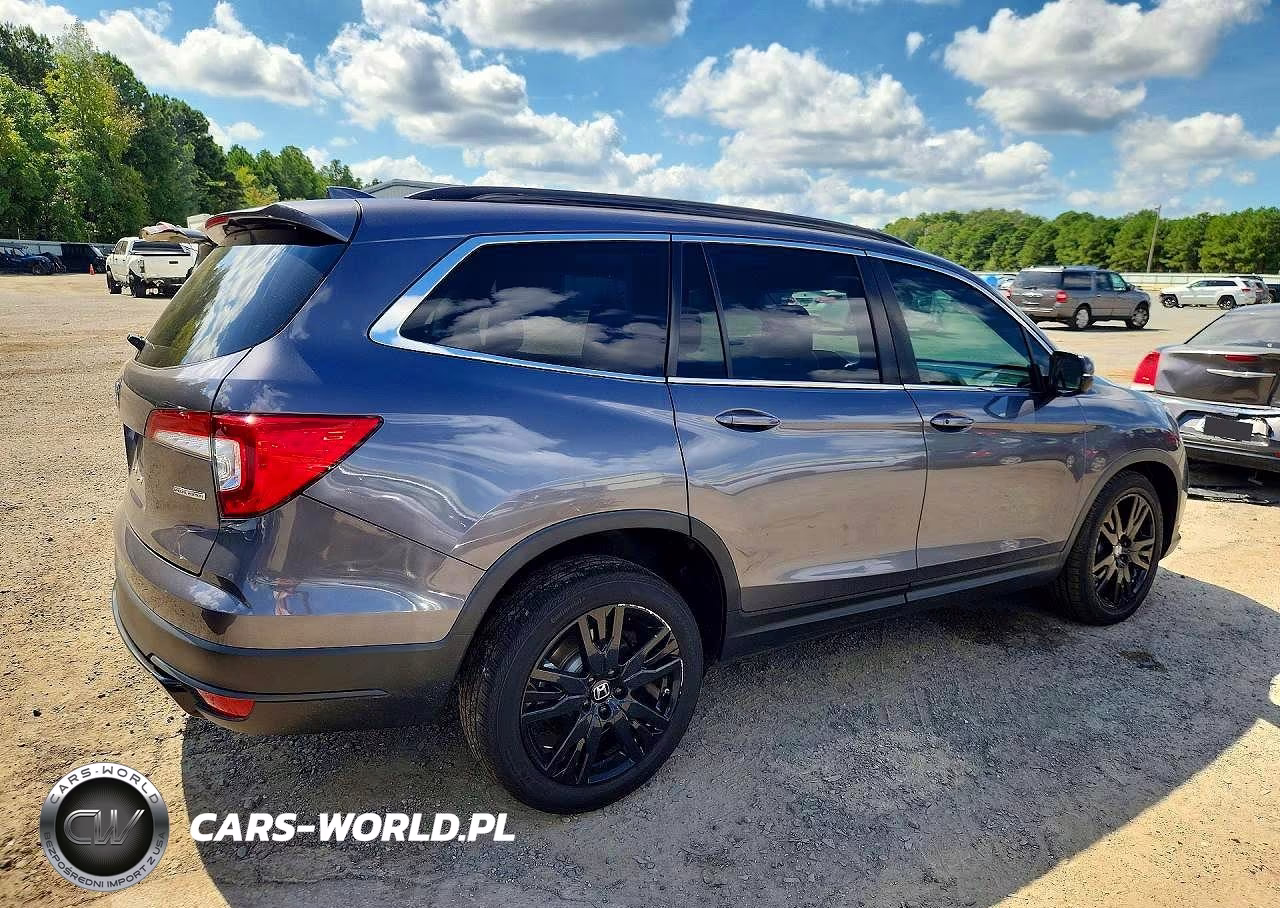 2021 Honda Pilot Se VIN:5FNYF5H27MB045593 - 3
