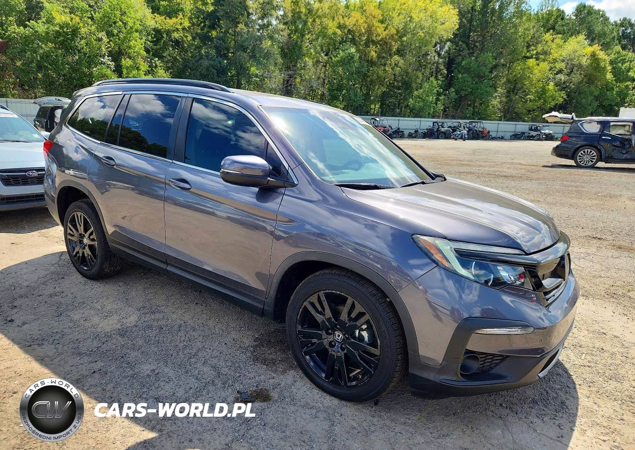 2021 Honda Pilot Se VIN:5FNYF5H27MB045593 - 4