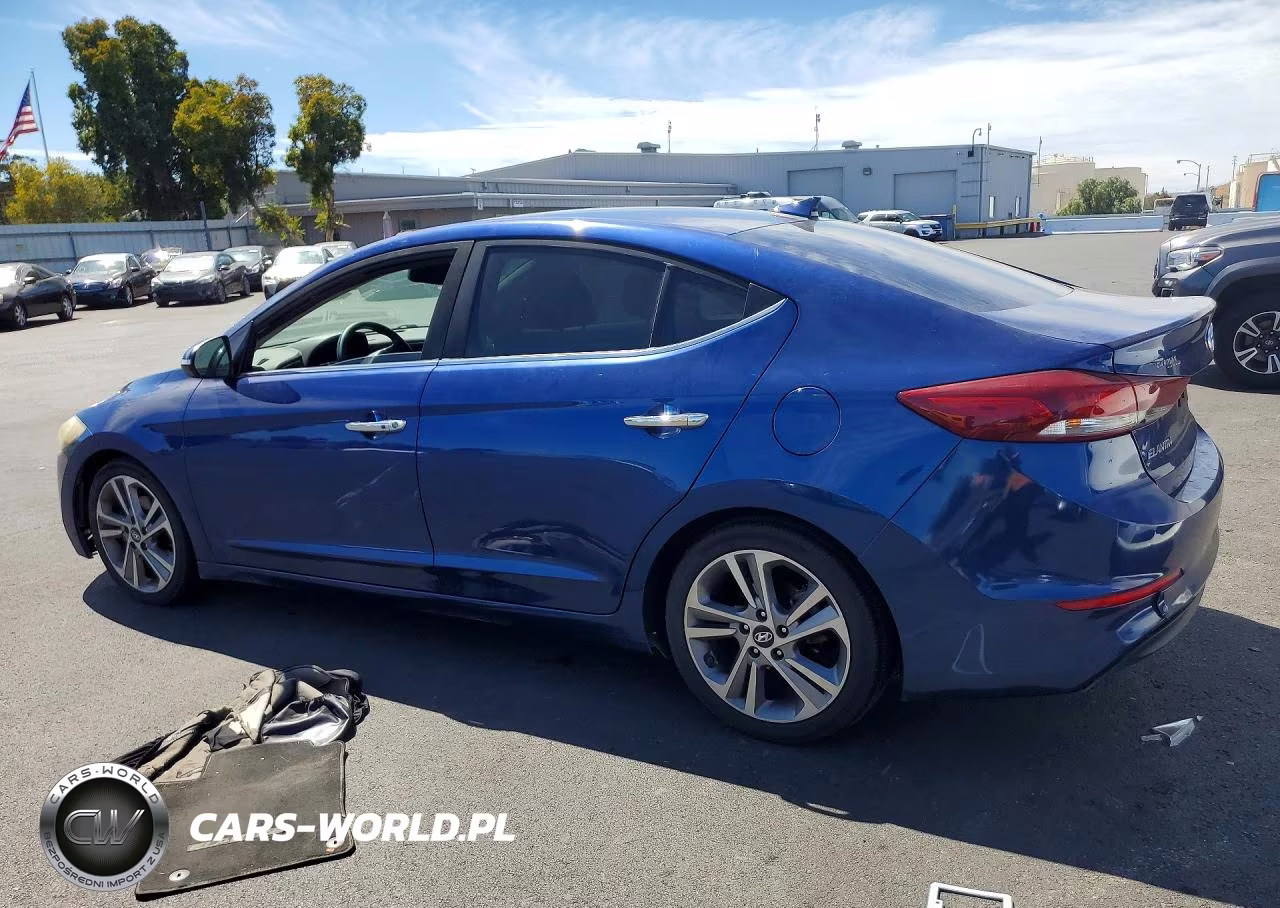 2017 Hyundai Elantra Limited VIN:5NPD84LF3HH096173 - 2