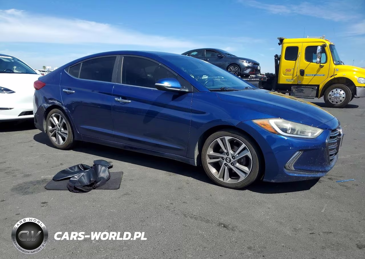 2017 Hyundai Elantra Limited VIN:5NPD84LF3HH096173 - 4