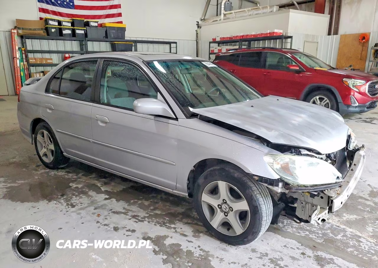 2005 Honda Civic Ex VIN:1HGES26755L007713 - 4